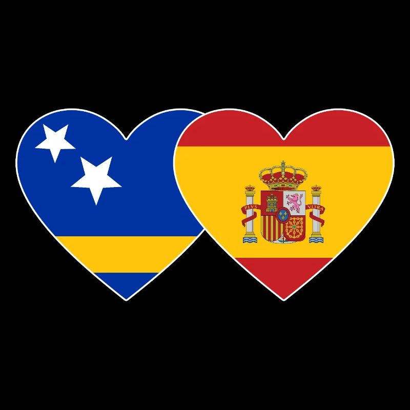 Curacao_Spanien_Flagge_Herz