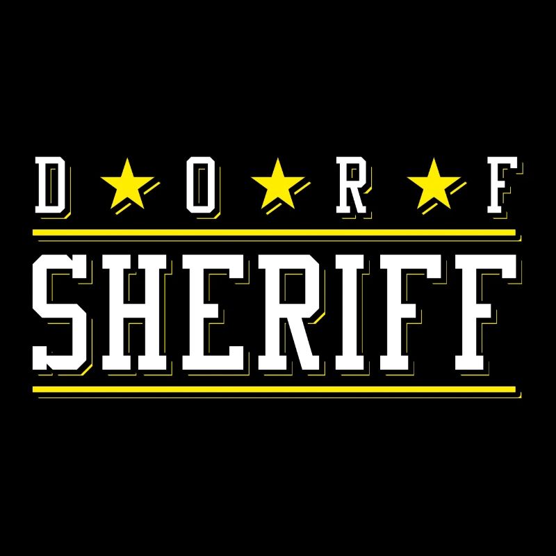 Dorf Sheriff - Polizei Dorf Polizist Hilfssherriff