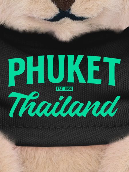 Phuket Thailand Teal Script