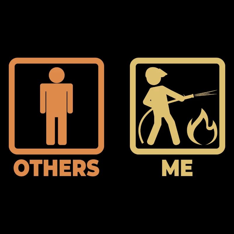 Firefighter Stick Figures