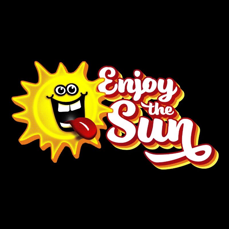 Enjoy the sun / Summer feeling / Retro-Look