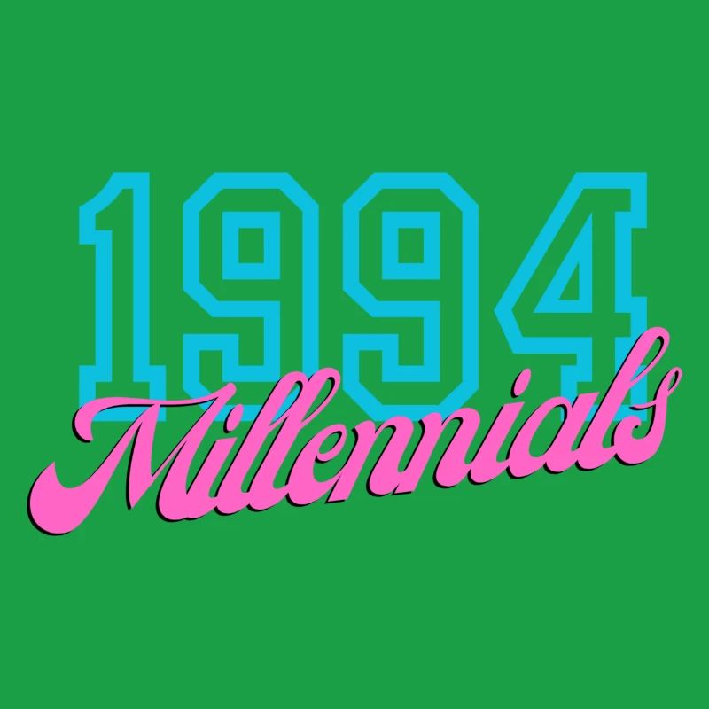 1994 Millennials Retro Datum Design