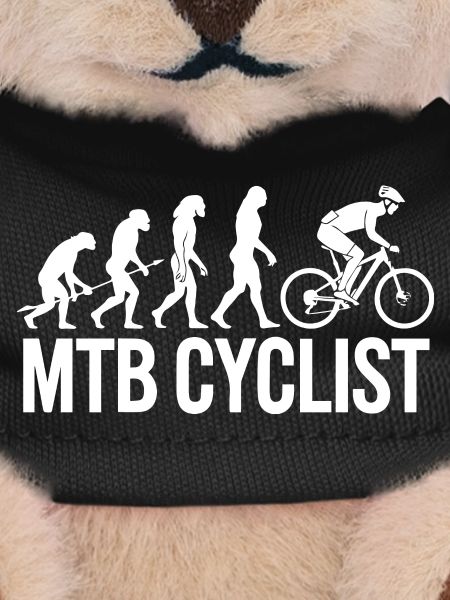 Evolution einer MTB-Radfahrer-Silhouette