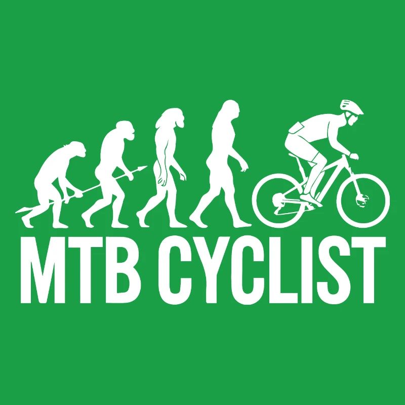 Evolution d’une silhouette de cycliste VTT