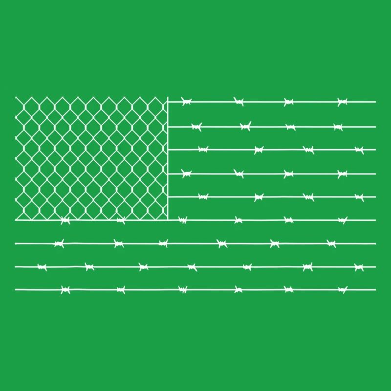 Minimalistisches Stacheldrahtmuster