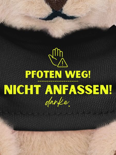 Warning: Paws off!