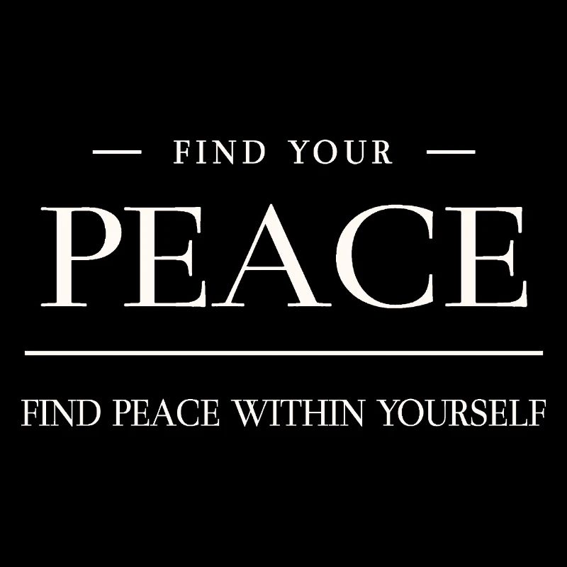Peace is in Yourself – Peace Quote
