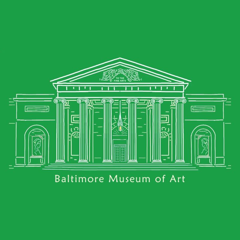 Musée d’art de Baltimore, dessin à la main, États-Unis