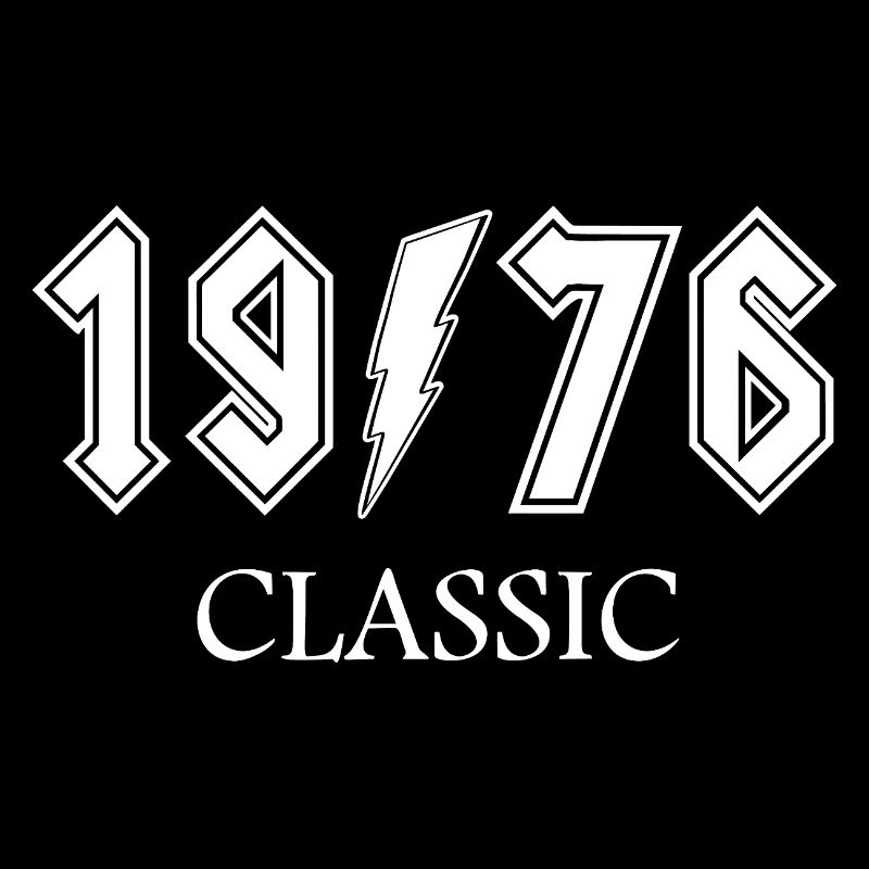 1976 Vintage Rock Design Jubiläum