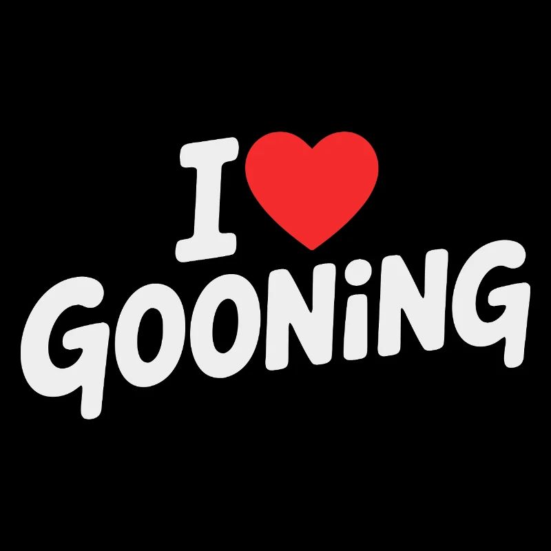 J’adore le gooning - Un design de mèmes drôle pour les joueurs