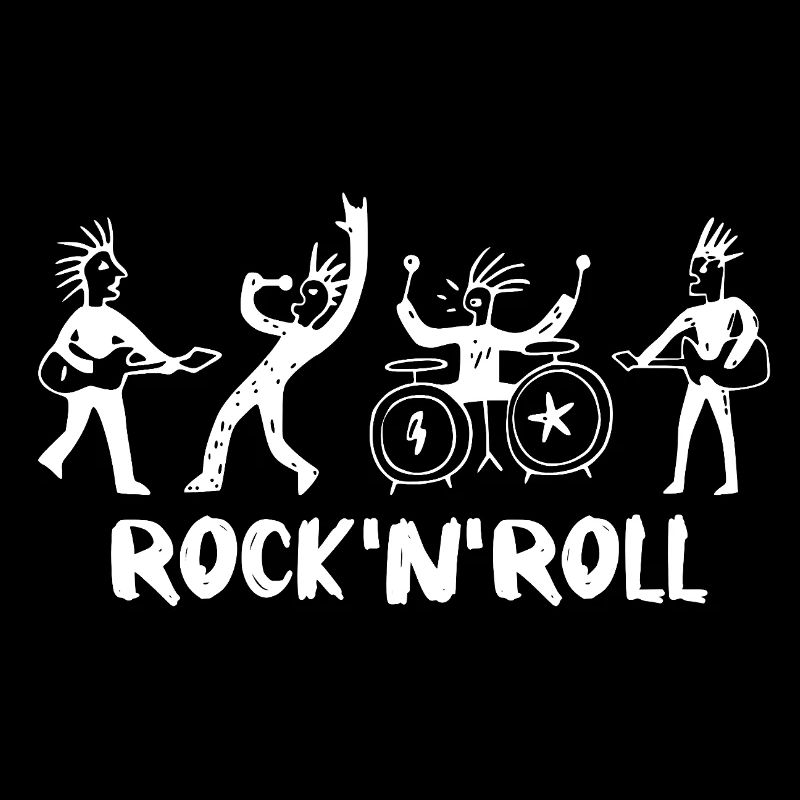 Groupe de rock and roll