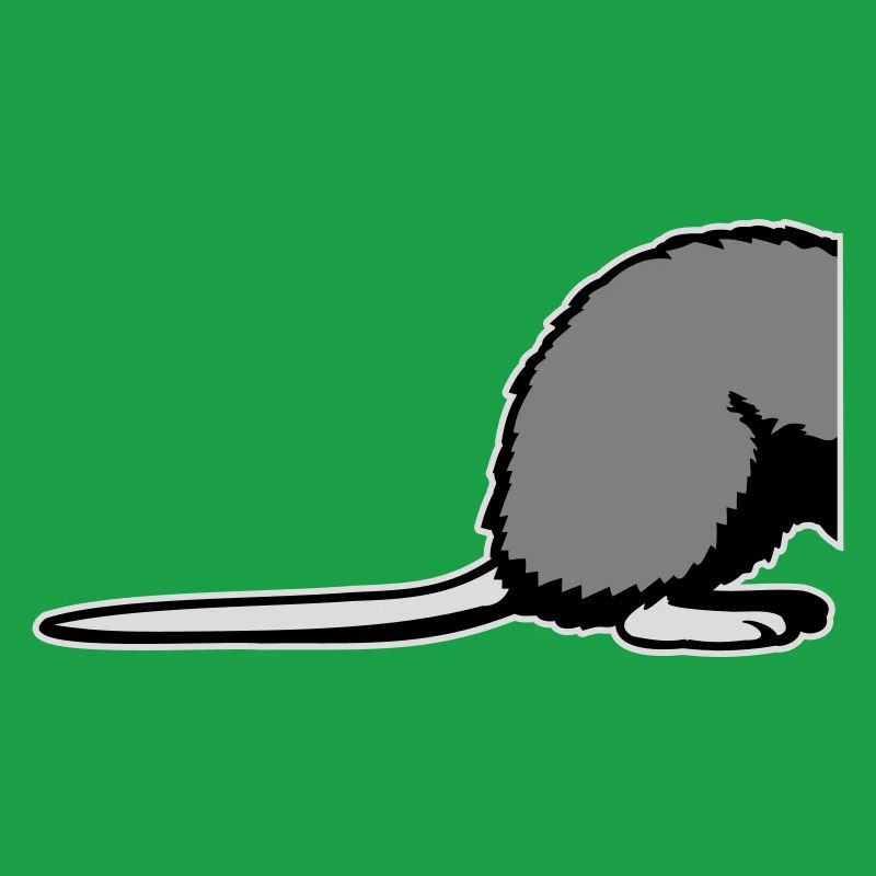 Rat Backside Semi Funny Tail Rodent Animal