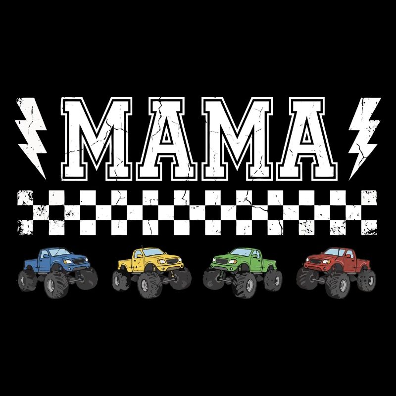 Monster Truck Mama Coole Mutter Offroad Design