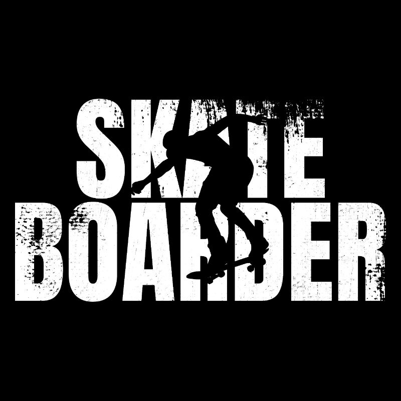 Lustiger Skateboarder