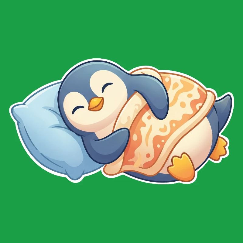 Penguin Sleeping