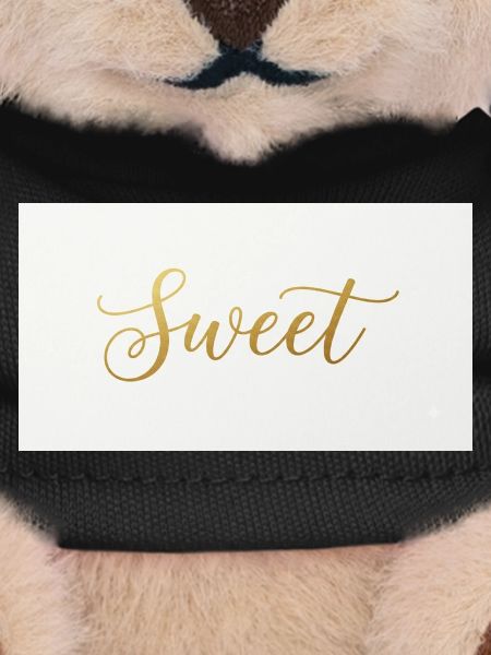 Goldene Script-Schrift Sweet