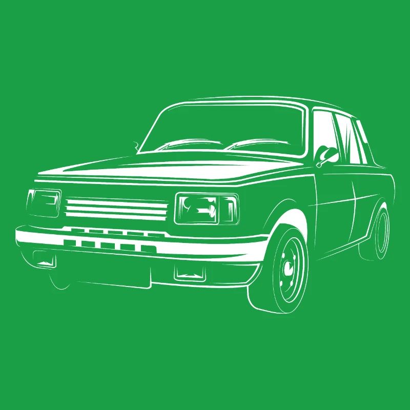 wartburg retro Auto Osten DDR Symbol Logo Grafik