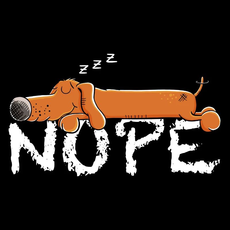 Sleeping Dachshund I Dachshund I Teckel I Dog