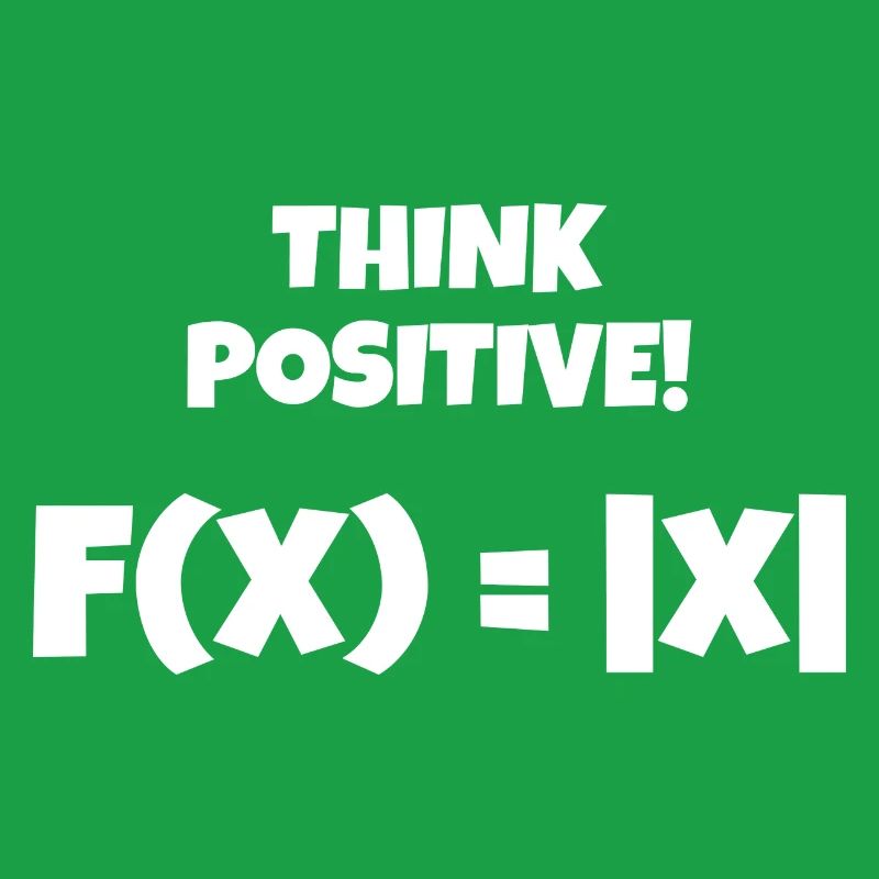 Denk positiv! Think positive!
