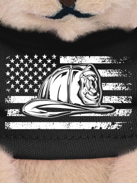 Patriotic Cap on Distressed Flag