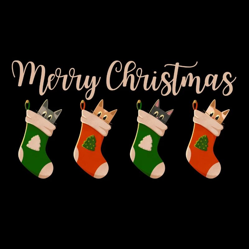 Joyeux Noël - Chats pour Noël