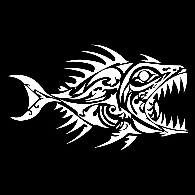 Poisson Piranha Tribal