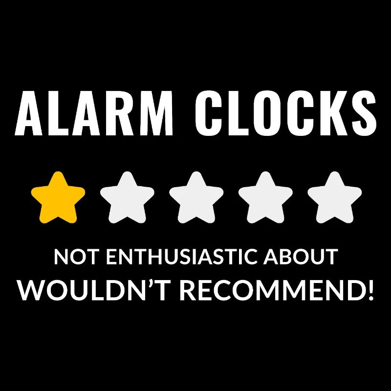 No Nonsense Alarm Clock Illustration