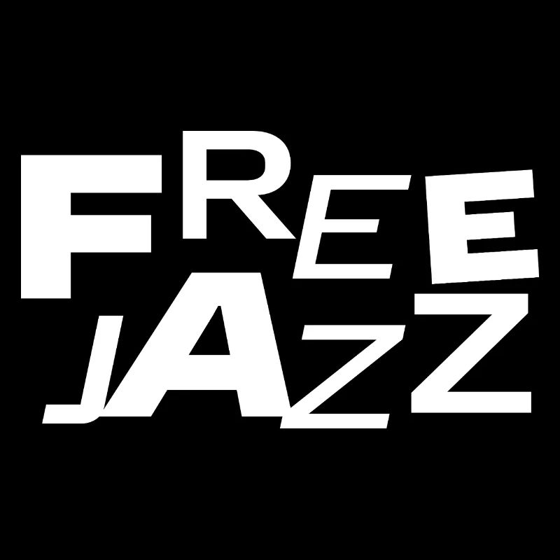 Typographie audacieuse du Free Jazz