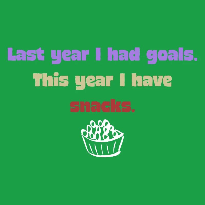 Lustiger Neujahrsspruch - Snack