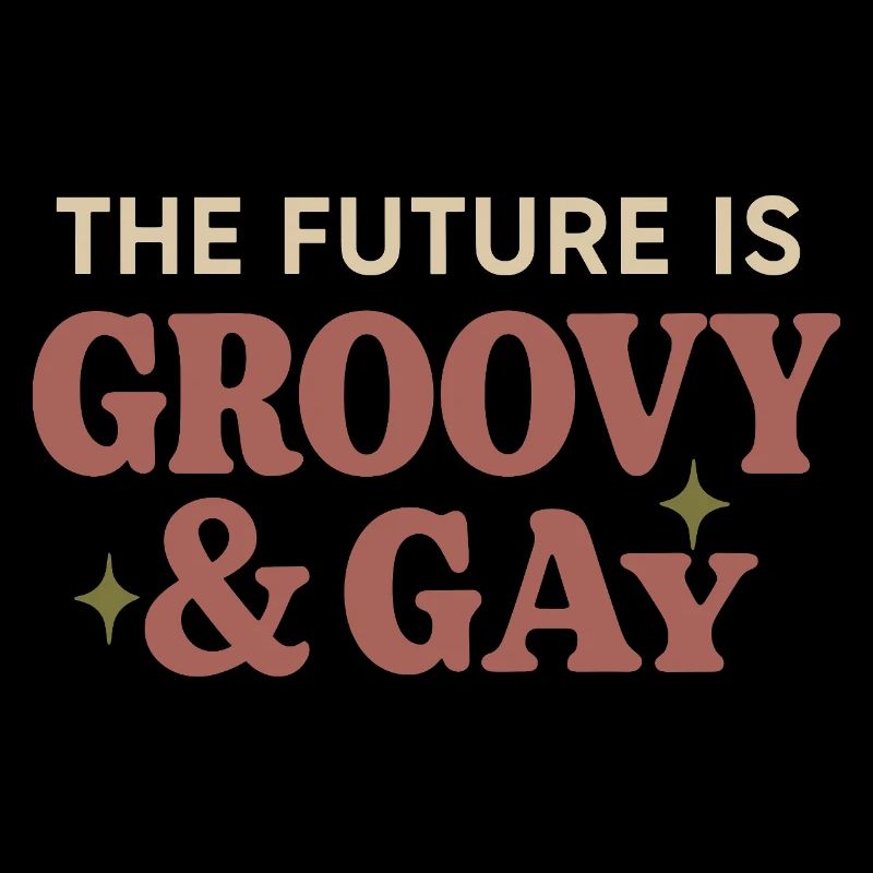 Groovy Pride Retro Égalité Queer Histoire