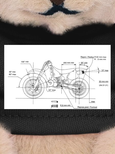 Motorcycle Blueprint: Custom Chopper