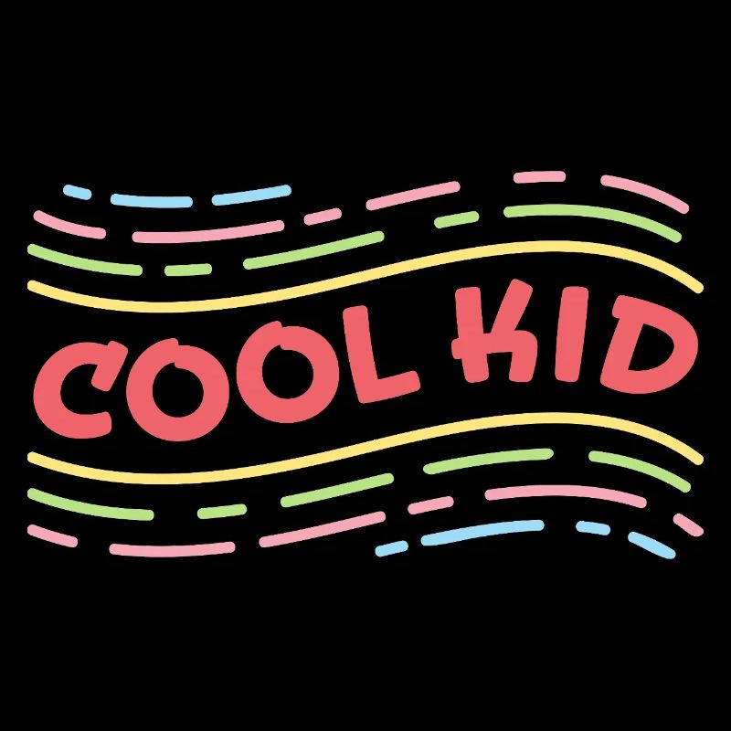 Cool Kid - Affirmation positive et colorée pour les enfants