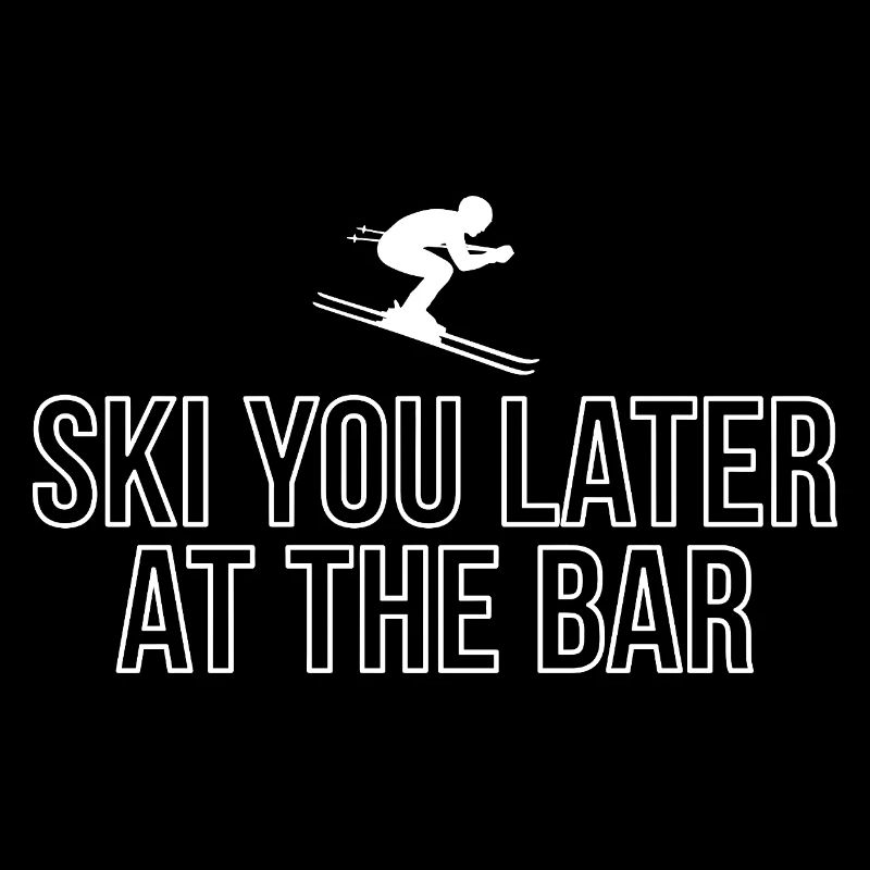 Skier plus tard au bar – Après Ski Design