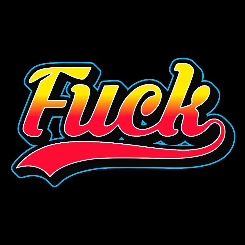 F-Word Retro Style Logo