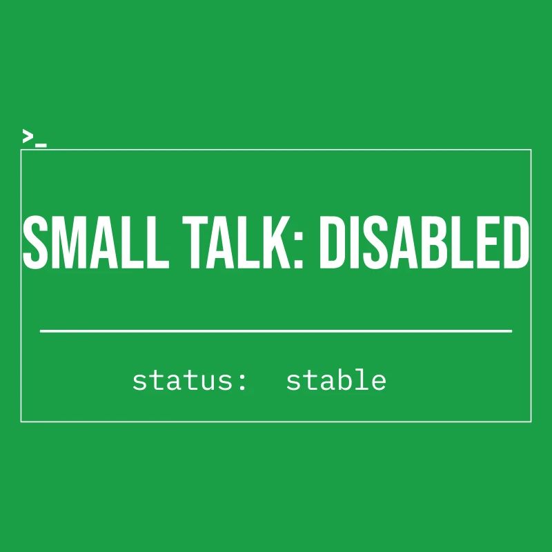 Small Talk: Disabled Status
