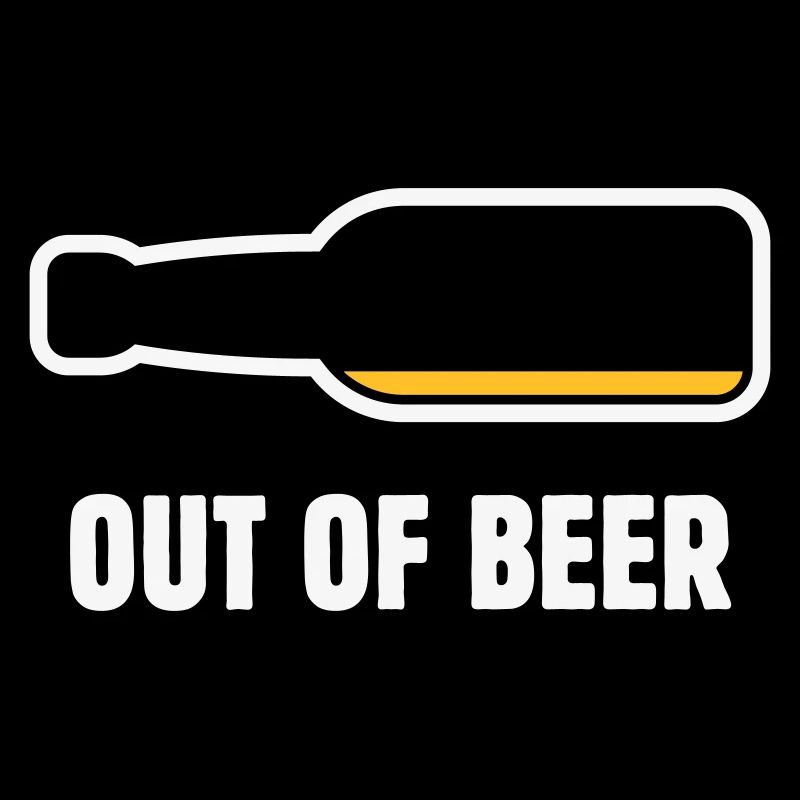Out Of Beer (Bier / Bierchen / Biertrinker NEG 2C)