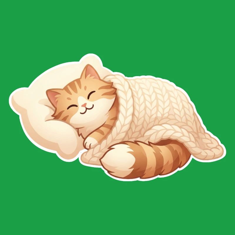 Le chat dort