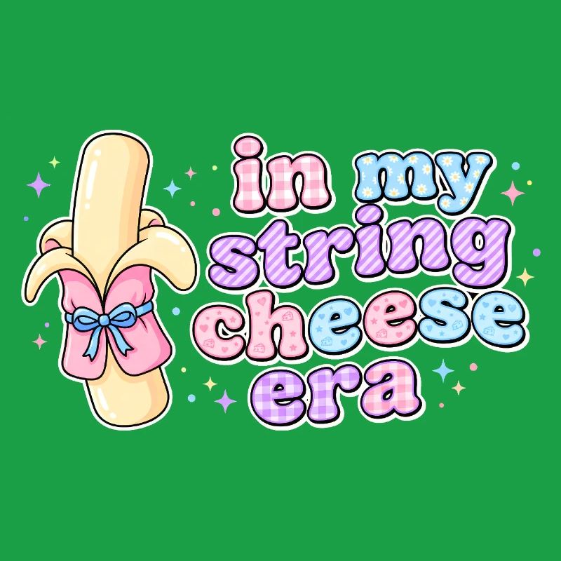 In My String Cheese Era Kaesestick Design