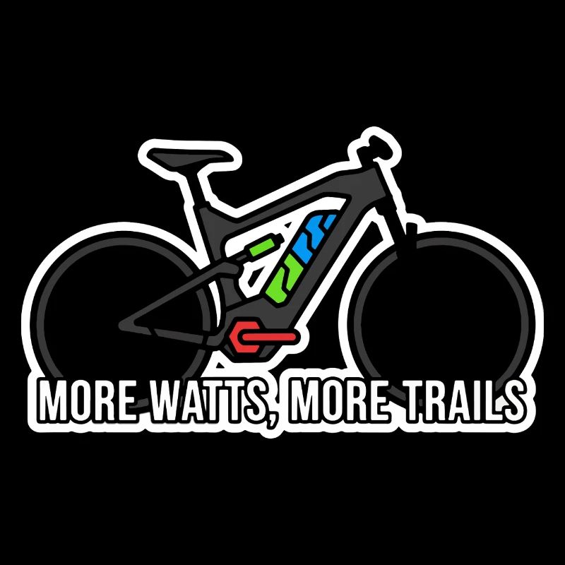 More Watts More Trails eMTB Art