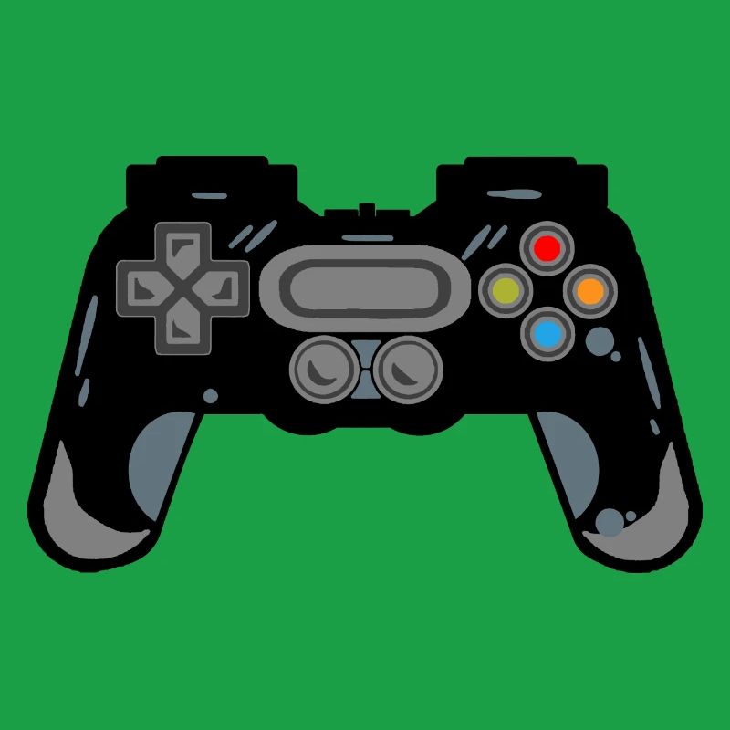 Retro Controller Silhouette