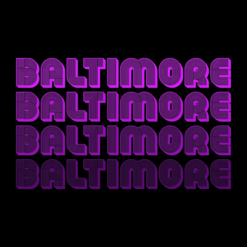 Baltimore Neon Grid