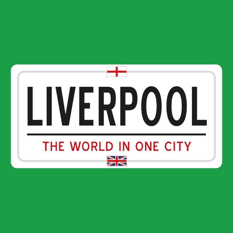 Name der Stadt Liverpool