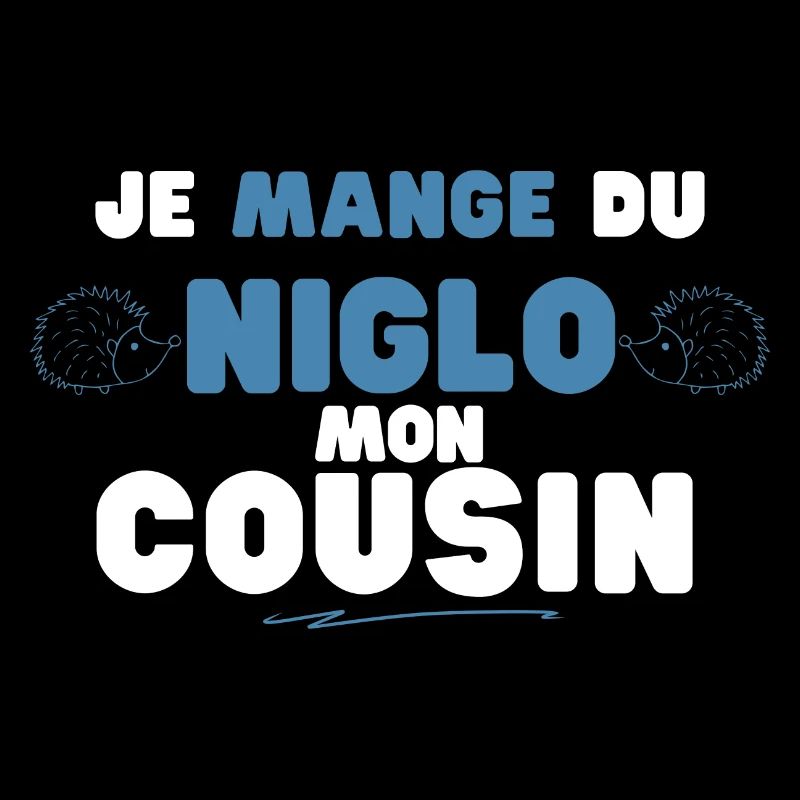 Niglo Cousin : Humour Hérisson Bleu