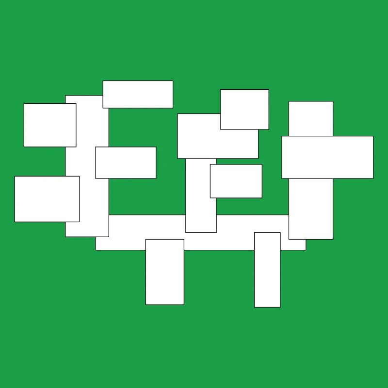 rectangles simplement des carrés en composition