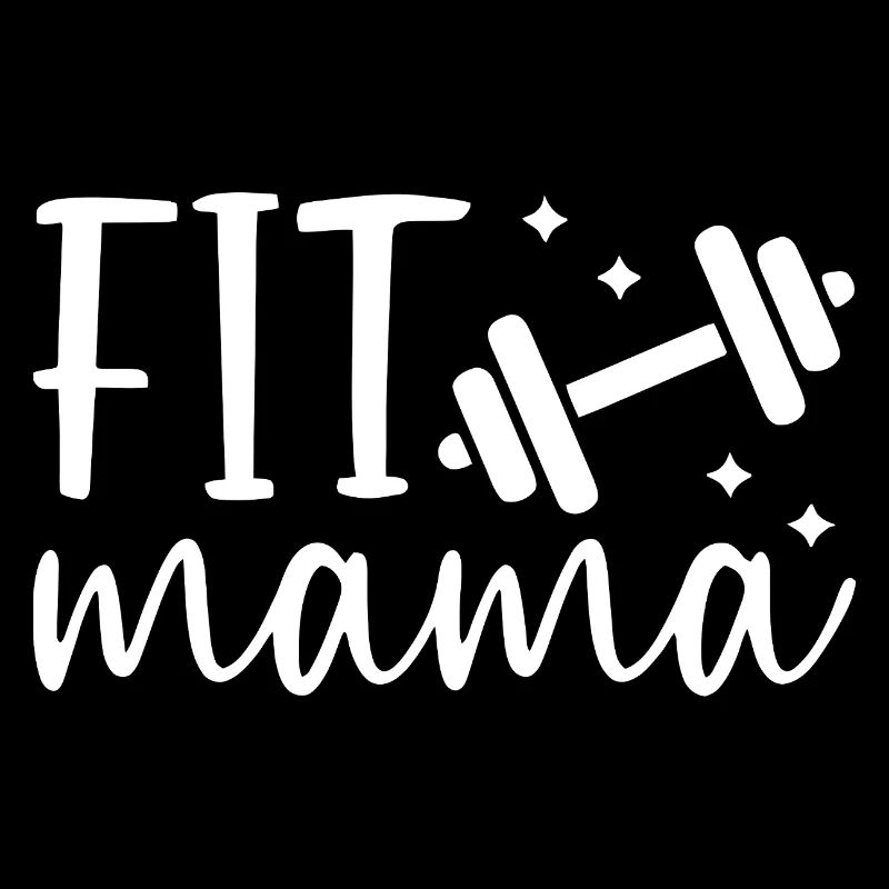 Fit Mama with Dumbbell
