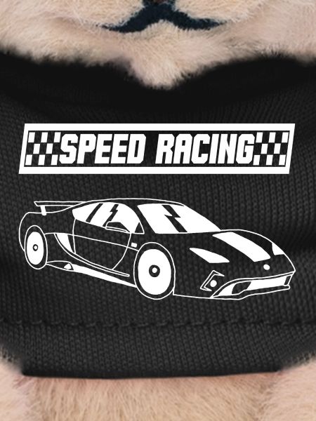 Voiture de course blanche
