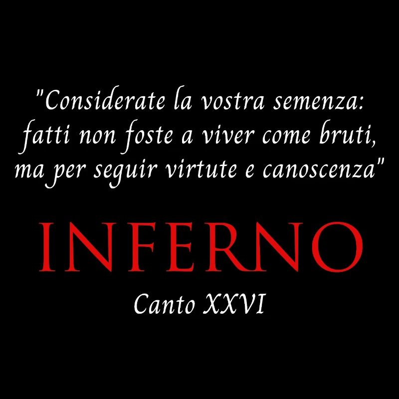 Inferno Canto XXVI Divine Commedy Considerate