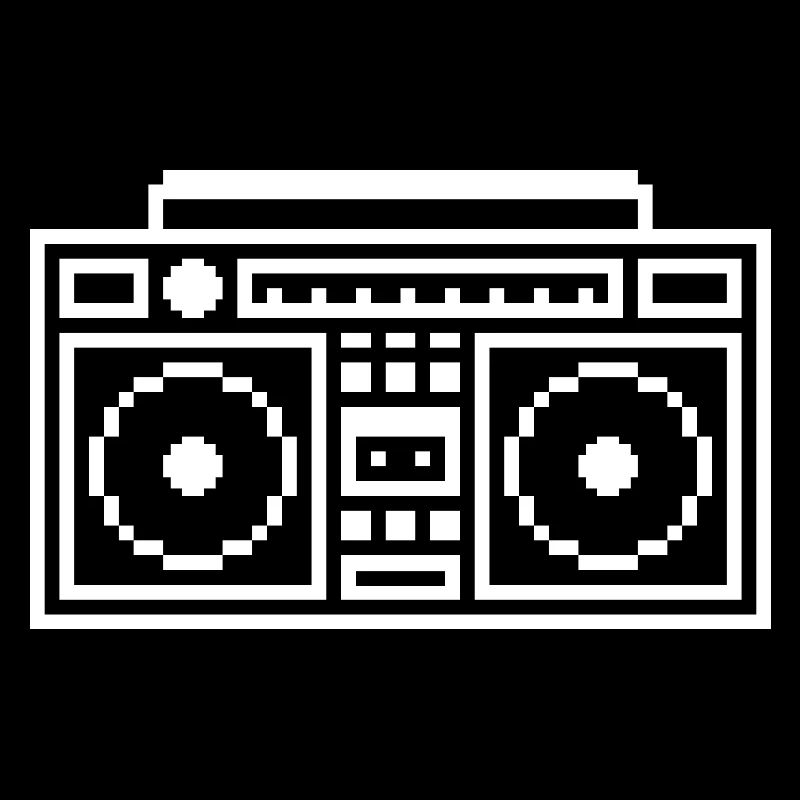 Ghetto Blaster : Rétro, musique et style pixel
