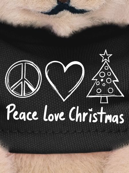 Peace Love Christmas Doodle