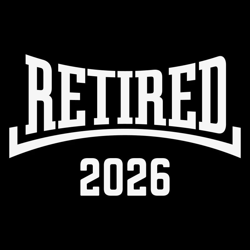 Retired 2026 (Retiree / Concave / White)
